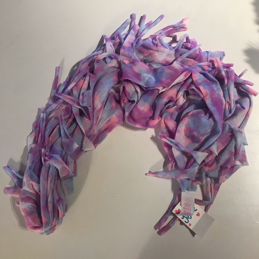 Tie dyed infinity scarf
